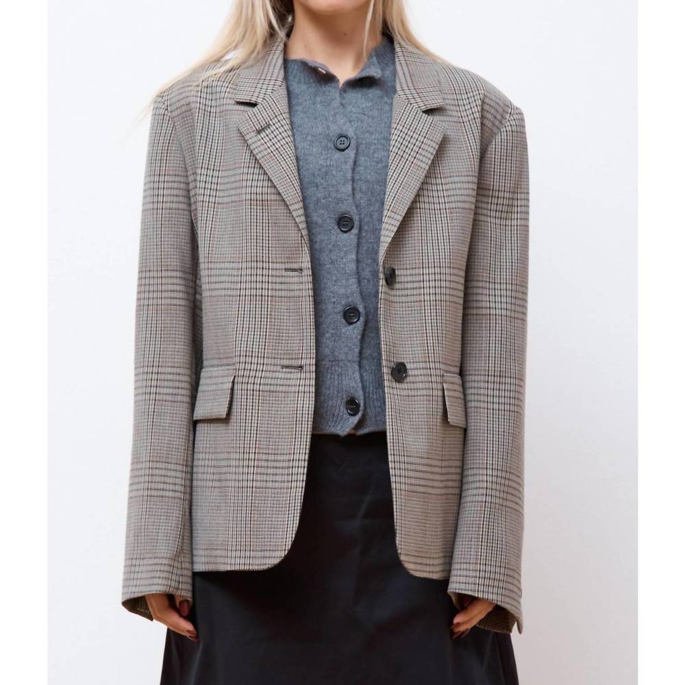 NEW MARGARET HOWELL flap pocket blazer in black, khaki